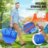 imageVEVOR Dog Agility Training Equipment Dog Agility Course Backyard Set with Adjustable High Hurdles6 Weave PolesTunnelJump RingPause BoxWhistleFoldable BowlStorage Bag Puppy Obstacle Course Kit7 Pcs Set