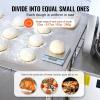 imageVEVOR Dough Divider18PCS Manual Dough Divider Cutter211oz  988oz Dough Press Dough Cutting with 304 Stainless Steel Tray and BladePastry Divider for BakeryRestaurantCommercial Food Preparation20PCSAutomatic