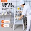 imageVEVOR Dough Divider18PCS Manual Dough Divider Cutter211oz  988oz Dough Press Dough Cutting with 304 Stainless Steel Tray and BladePastry Divider for BakeryRestaurantCommercial Food Preparation40PCSManual
