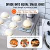 imageVEVOR Dough Divider18PCS Manual Dough Divider Cutter211oz  988oz Dough Press Dough Cutting with 304 Stainless Steel Tray and BladePastry Divider for BakeryRestaurantCommercial Food Preparation10PCSManual