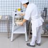 imageVEVOR Dough Divider18PCS Manual Dough Divider Cutter211oz  988oz Dough Press Dough Cutting with 304 Stainless Steel Tray and BladePastry Divider for BakeryRestaurantCommercial Food Preparation10PCSManual