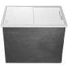 imageVEVOR Drop in Ice Chest 20quot L x 16quot W x 13quot H Stainless Steel Ice Cooler Commercial Ice Bin with Hinged Cover 40 qt Outdoor Kitchen Ice Bar DrainPipe and Drain Plug Included for Cold Wine Beer27L x 18W x 21H Inch