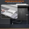imageVEVOR Drop in Ice Chest 20quot L x 16quot W x 13quot H Stainless Steel Ice Cooler Commercial Ice Bin with Hinged Cover 40 qt Outdoor Kitchen Ice Bar DrainPipe and Drain Plug Included for Cold Wine Beer27L x 18W x 21H Inch