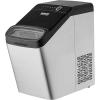 imageVEVOR Drop in Ice Chest 24quotL x 18quotW x 13quotH Stainless Steel Ice Cooler Commercial Ice Bin with Sliding Cover 409 qt Outdoor Kitchen Ice Bar Drainpipe and Drain Plug Included for Cold Wine BeerSilver