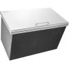 imageVEVOR Drop in Ice Chest 24quotL x 18quotW x 13quotH Stainless Steel Ice Cooler Commercial Ice Bin with Sliding Cover 409 qt Outdoor Kitchen Ice Bar Drainpipe and Drain Plug Included for Cold Wine BeerSilver