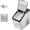imageVEVOR Drop in Ice Chest 24quotL x 18quotW x 13quotH Stainless Steel Ice Cooler Commercial Ice Bin with Sliding Cover 409 qt Outdoor Kitchen Ice Bar Drainpipe and Drain Plug Included for Cold Wine BeerSilver