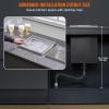 imageVEVOR Drop in Ice Chest 24quotL x 18quotW x 13quotH Stainless Steel Ice Cooler Commercial Ice Bin with Sliding Cover 409 qt Outdoor Kitchen Ice Bar Drainpipe and Drain Plug Included for Cold Wine BeerSilver