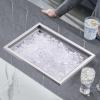 imageVEVOR Drop in Ice Chest 24quotL x 18quotW x 13quotH Stainless Steel Ice Cooler Commercial Ice Bin with Sliding Cover 409 qt Outdoor Kitchen Ice Bar Drainpipe and Drain Plug Included for Cold Wine BeerSilver