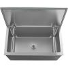 imageVEVOR Drop in Ice Chest Stainless Steel Drop in Cooler Commercial Ice Bin with Lid for Outdoor Kitchen Patio Bar DrainPipe Set Included Cooling Bins with Cover for Cold Wine BeerFlip Lid