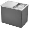 imageVEVOR Drop in Ice Chest Stainless Steel Drop in Cooler Commercial Ice Bin with Lid for Outdoor Kitchen Patio Bar DrainPipe Set Included Cooling Bins with Cover for Cold Wine BeerSliding Lid