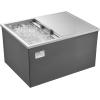 imageVEVOR Drop in Ice Chest Stainless Steel Drop in Cooler Commercial Ice Bin with Lid for Outdoor Kitchen Patio Bar DrainPipe Set Included Cooling Bins with Cover for Cold Wine BeerSliding Lid
