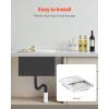 imageVEVOR Drop in Ice Chest Stainless Steel Drop in Cooler Commercial Ice Bin with Lid for Outdoor Kitchen Patio Bar DrainPipe Set Included Cooling Bins with Cover for Cold Wine BeerSliding Lid