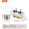 imageVEVOR Electric Cheese Dispenser with Pump 23 Qt Commercial Hot Fudge Warmer Plastic Pump Dispenser 86230 Temp Adjustable Nacho Cheese Sauce Warmer for Hot Fudge Cheese Caramel224L