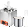 imageVEVOR Electric Cheese Dispenser with Pump 23 Qt Commercial Hot Fudge Warmer Plastic Pump Dispenser 86230 Temp Adjustable Nacho Cheese Sauce Warmer for Hot Fudge Cheese Caramel1063L x 874W x 1535H