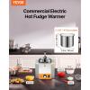 imageVEVOR Electric Cheese Dispenser with Pump 23 Qt Commercial Hot Fudge Warmer Plastic Pump Dispenser 86230 Temp Adjustable Nacho Cheese Sauce Warmer for Hot Fudge Cheese Caramel24L06 gal