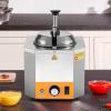 imageVEVOR Electric Cheese Dispenser with Pump 23 Qt Commercial Hot Fudge Warmer Plastic Pump Dispenser 86230 Temp Adjustable Nacho Cheese Sauce Warmer for Hot Fudge Cheese Caramel24L06 gal