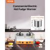 imageVEVOR Electric Cheese Dispenser with Pump 23 Qt Commercial Hot Fudge Warmer Plastic Pump Dispenser 86230 Temp Adjustable Nacho Cheese Sauce Warmer for Hot Fudge Cheese Caramel224L