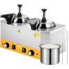 imageVEVOR Electric Cheese Dispenser with Pump 23 Qt Commercial Hot Fudge Warmer Plastic Pump Dispenser 86230 Temp Adjustable Nacho Cheese Sauce Warmer for Hot Fudge Cheese Caramel224L
