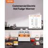 imageVEVOR Electric Cheese Dispenser with Pump 23 Qt Commercial Hot Fudge Warmer Plastic Pump Dispenser 86230 Temp Adjustable Nacho Cheese Sauce Warmer for Hot Fudge Cheese Caramel08L2