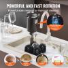 imageVEVOR Electric Commercial Glass Washer 5Brush Bar Glass Cleaner 1200 CupsHour Wine Glass Cleaning Machine Bar Glass Washer for Champagne Glasses Beer Cups Mugs Perfect for Bars and CafesGlass Washer