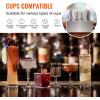 imageVEVOR Electric Commercial Glass Washer 5Brush Bar Glass Cleaner 1200 CupsHour Wine Glass Cleaning Machine Bar Glass Washer for Champagne Glasses Beer Cups Mugs Perfect for Bars and CafesGlass Polisher