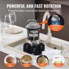 imageVEVOR Electric Commercial Glass Washer 5Brush Bar Glass Cleaner 1200 CupsHour Wine Glass Cleaning Machine Bar Glass Washer for Champagne Glasses Beer Cups Mugs Perfect for Bars and CafesGlass Washer