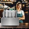 imageVEVOR Electric Commercial Glass Washer 5Brush Bar Glass Cleaner 1200 CupsHour Wine Glass Cleaning Machine Bar Glass Washer for Champagne Glasses Beer Cups Mugs Perfect for Bars and CafesGlass Polisher
