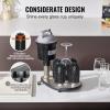 imageVEVOR Electric Commercial Glass Washer 5Brush Bar Glass Cleaner 1200 CupsHour Wine Glass Cleaning Machine Bar Glass Washer for Champagne Glasses Beer Cups Mugs Perfect for Bars and CafesGlass Washer