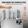 imageVEVOR Electric Commercial Glass Washer 5Brush Bar Glass Cleaner 1200 CupsHour Wine Glass Cleaning Machine Bar Glass Washer for Champagne Glasses Beer Cups Mugs Perfect for Bars and CafesGlass Polisher