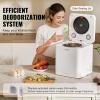 imageVEVOR Electric Composter for Kitchen 5L Large Smart Countertop Compost Bin Indoor Odorless Quiet Electric Kitchen Food Recycler with Upgraded MotorAutoCleaning2 Composting ModesSafe Child Lock