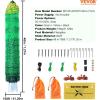 imageVEVOR Electric Fence Netting 42quotH x 164L PE Net Fencing with Posts and DoubleSpiked Stakes Utility Portable Mesh for Goats Sheep Lambs Deer Hogs Dogs for Farms Backyards and Ranches48in168ft