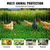 imageVEVOR Electric Fence Netting 42quotH x 164L PE Net Fencing with Posts and DoubleSpiked Stakes Utility Portable Mesh for Goats Sheep Lambs Deer Hogs Dogs for Farms Backyards and Ranches48in168ft