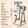 imageVEVOR Electric Grain Mill Grinder 3000W Spice Grinders Commercial Corn Mill with Funnel Thickness Adjustable Powder Machine Heavy Duty Feed Flour Cereal Mill Wheat Grinders Dry ampamp Wet GrinderWetDry