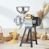 imageVEVOR Electric Grain Mill Grinder 3000W Spice Grinders Commercial Corn Mill with Funnel Thickness Adjustable Powder Machine Heavy Duty Feed Flour Cereal Mill Wheat Grinders Dry ampamp Wet GrinderWetDry