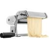 imageVEVOR Electric Pasta Maker 150W Automatic Noodle Maker Machine with 8 Pasta Shapes 4 Intelligent Modes 500g Flour Capacity Pasta Maker Machine with Measuring Cups Cleaning Brush for Home KitchenSilvermanual