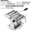 imageVEVOR Electric Pasta Maker 150W Automatic Noodle Maker Machine with 8 Pasta Shapes 4 Intelligent Modes 500g Flour Capacity Pasta Maker Machine with Measuring Cups Cleaning Brush for Home KitchenSilvermanual