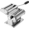imageVEVOR Electric Pasta Maker 150W Automatic Noodle Maker Machine with 8 Pasta Shapes 4 Intelligent Modes 500g Flour Capacity Pasta Maker Machine with Measuring Cups Cleaning Brush for Home KitchenSilvermanual 3 set
