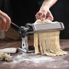 imageVEVOR Electric Pasta Maker 150W Automatic Noodle Maker Machine with 8 Pasta Shapes 4 Intelligent Modes 500g Flour Capacity Pasta Maker Machine with Measuring Cups Cleaning Brush for Home KitchenSilvermanual 3 set