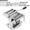 imageVEVOR Electric Pasta Maker 150W Automatic Noodle Maker Machine with 8 Pasta Shapes 4 Intelligent Modes 500g Flour Capacity Pasta Maker Machine with Measuring Cups Cleaning Brush for Home KitchenSilvermanual 3 set