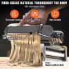 imageVEVOR Electric Pasta Maker Machine 9 Adjustable Thickness Settings Noodles Maker Stainless Steel Noodle Rollers and Cutter Pasta Making Kitchen Tool Kit Perfect for Spaghetti Fettuccini LasagnaElectric Pasta Maker