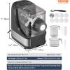 imageVEVOR Electric Pasta Maker Machine 9 Adjustable Thickness Settings Noodles Maker Stainless Steel Noodle Rollers and Cutter Pasta Making Kitchen Tool Kit Perfect for Spaghetti Fettuccini LasagnaAutomaticBlack