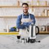 imageVEVOR Electric Percolator Coffee Pot 12Cup 304 Stainless Steel Coffee Percolator 1000W Automatic KeepWarm ampamp Split Power Base