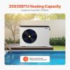 imageVEVOR Electric Pool Heat Pump 35830 BTU Pool Heaters for 660513209GAL Above and In Ground Pools Low Noise Heating and Cooling Highly Efficient ampamp EnergySaving Pool Water Heater AC208230V 60Hz
