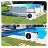 imageVEVOR Electric Pool Heat Pump 35830 BTU Pool Heaters for 660513209GAL Above and In Ground Pools Low Noise Heating and Cooling Highly Efficient ampamp EnergySaving Pool Water Heater AC208230V 60Hz