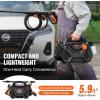 imageVEVOR Electric Pressure Washer 2150PSI 185GPM Foam Cannon HighPressure with 5 Different Nozzle 20ft Hose35ft Cord Lightweight Washer Portable Cleans CarsFencesPatiosFurnitureFloorWindow