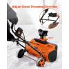 imageVEVOR Electric Snow Shovel 12A 17 inch Corded Snow Shovel 60 Adjustable Chute 20 ft Throwing Distance Snowthrower with Dual Safety Switch Winter Ice Removal Tool for Driveway Sidewalk Patio23 inch