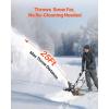 imageVEVOR Electric Snow Shovel 12A 17 inch Corded Snow Shovel 60 Adjustable Chute 20 ft Throwing Distance Snowthrower with Dual Safety Switch Winter Ice Removal Tool for Driveway Sidewalk Patio20 inch
