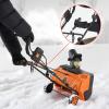imageVEVOR Electric Snow Shovel 12A 17 inch Corded Snow Shovel 60 Adjustable Chute 20 ft Throwing Distance Snowthrower with Dual Safety Switch Winter Ice Removal Tool for Driveway Sidewalk Patio20 inch