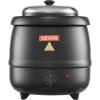 imageVEVOR Electric Soup Warmer Two 634QT Pots ampamp Three 13 Pans Stainless Steel Commercial Food Warmer with 86185F Adjustable Temp 1500W Bain Marie Soup Station for Restaurant Buffet1Pot