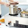 imageVEVOR Electric Soup Warmer Two 634QT Pots ampamp Three 13 Pans Stainless Steel Commercial Food Warmer with 86185F Adjustable Temp 1500W Bain Marie Soup Station for Restaurant Buffet47L Pots